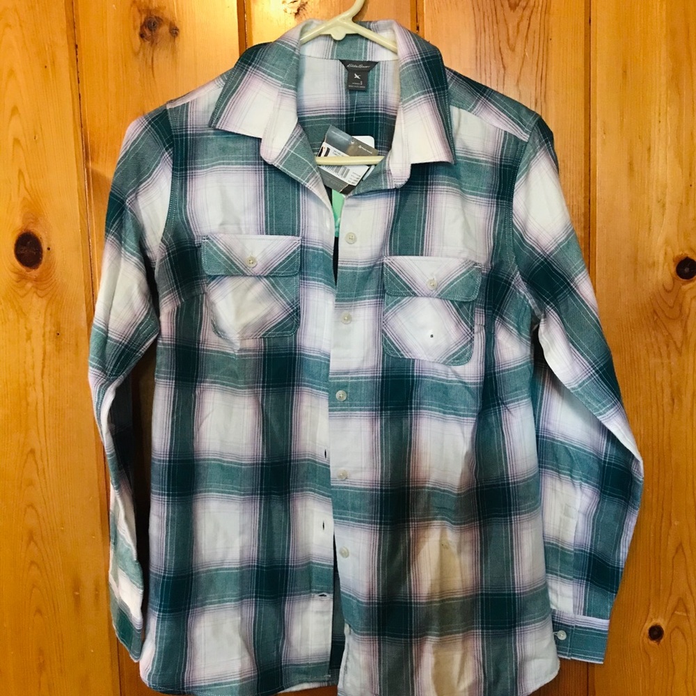 NWT Eddie Bauer Flannel size S